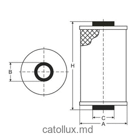 Фильтр масленый HEXEN SH 4778  