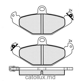 Тормозные колодки DBS2104 SP298 T9037 