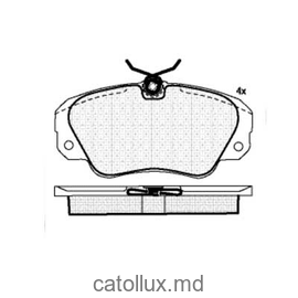 Placute frana DBS2245 SP287 T5030 