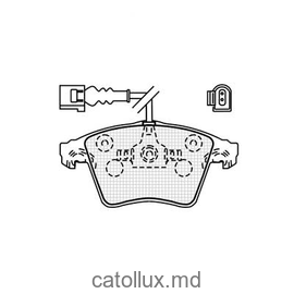 Placute frana DBS2470 SP311 T145 VW Multivan Transporter T5 fata +senzor 