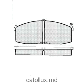 Placute frana DBS3082 SP112 T0838 T0319 
