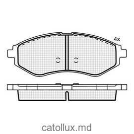 Placute frana DBS3261 SP290 T3137 Chevrolet Aveo / Daewoo Kalos fata 
