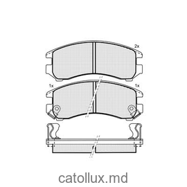 Placute frana DBS3053 SP263 T3078 