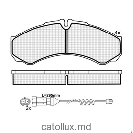 Placute frana DBS2019 SP212 C4030 