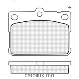 Placute frana DBS3014 SP159 T0843 