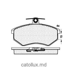 Placute frana DBS2193 SP199 T5050 DBS2199 T2307 SP137 