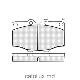 Placute frana DBS3002 SP205 T0882 