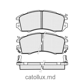 Placute frana DBS3041 SP210 T0397 