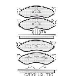 Колодки DBS4001 SP181 T1132 