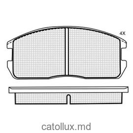 Placute frana DBS3022 SP220 T0355 