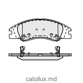 Placute frana DBS3283 T1519 Kia Cerato II Spectra fata 