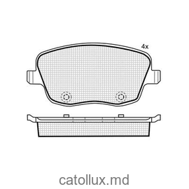 Placute frana DBS2439 SM 800 T5160 T5161 