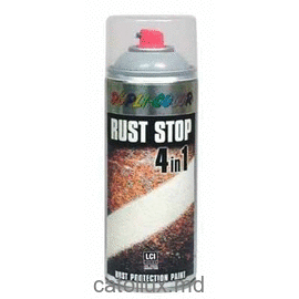Краска аэрозольная по ржавчине DUPLI COLOR 868344  Rust Stop RAL 9006 400 мл 