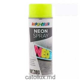 Краска аэрозольная DUPLI COLOR 194818 Neon spray lemon yellow 400 ml 