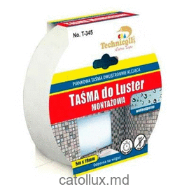 Banda de montare Technicqll T-345 alb 5m x 19mm 