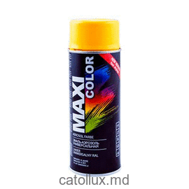 Аэрозольная краска MX1021 Maxi Color RAL1021 жёлтый 400ml 