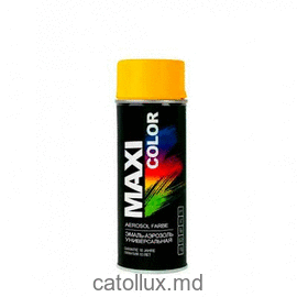 Аэрозольная краска Maxi Color MX1018  RAL1018 Светло желтый  400ml 