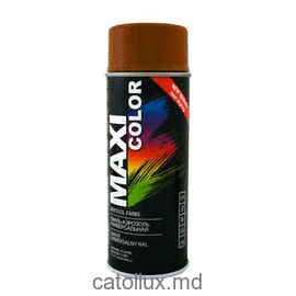 Аэрозольная краска Maxi Color MX8024 RAL8024 Коричневая беж 400ml 