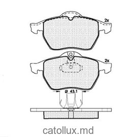 Placute frana DBS2279 SP303 T1085 