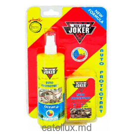 Полироль Jоker Ocean  с губкой (молочко)  250мл 