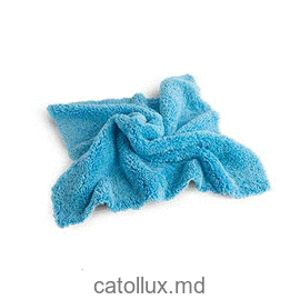 Микроволоконная салфетка профессионального уровня, вырезанная ультразвуком, синяя 999241 