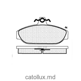 Placute frana DBS2043 SP165 T5024 