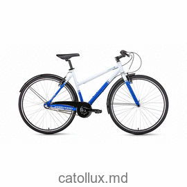 Городской велосипед FORWARD CORSICA 28 (28" 3 ск. рост 500 мм) 2018-2019, белый/синий 