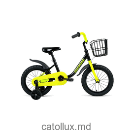 Велосипед детский FORWARD BARRIO 14 (14" 1 ск.) 2019-2020, черный 