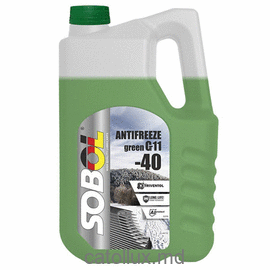 Антифриз -40 G-11 зеленый 5л Sobol 