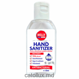 Gel antibacterial pentru maini Melly 50 ml 