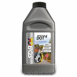Тормозная жидкость DOT-4 Sobol 450 гр 