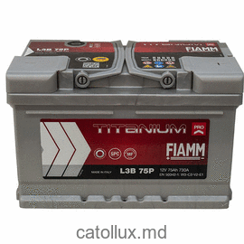Аккумулятор автомобильный Fiamm  Titanium Plus L3B 75Ah P+ 