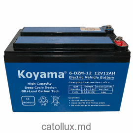 Аккумулятор KOYAMA moto 6-DZM-12 12V 12Ah 