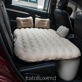 Матрас надувной для авто на заднее сиденье (136x80x10) с электронасосом 