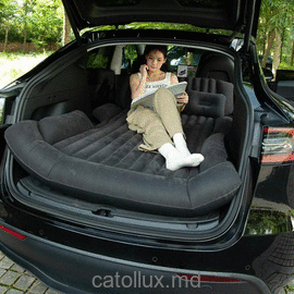 Матрас надувной для авто на заднее сиденье (188x126x20) с электронасосом 