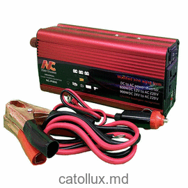 Convertor de tensiune cu microprocesor de la 12-24V la 220V (NC-PI800) 