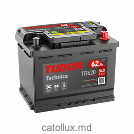 Baterie TUDOR TB620 L02  62A P+ (540Ah) 242/175/190 