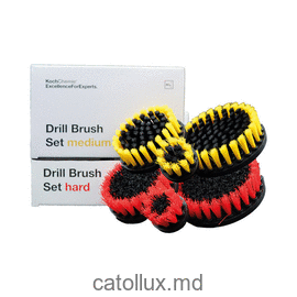 9998272 Drill Brush Set Hard Set de perii Koch Chemie cu grad ridicat de duritate pentru șurubelniță electrică (set 3 buc.) 