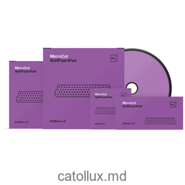 9998317 Micro Cut Soft Foam Pad 126x25mm Burete pentru îndepărtarea zgârieturilor fine, hologramelor și urmelor de lustruire Koch Chemie (violet) 