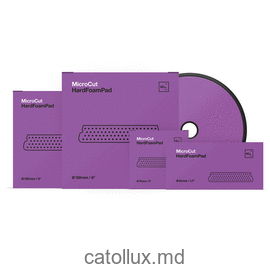 9998321 Micro Cut Hard Foam Pad 150x25mm Burete pentru îndepărtarea zgârieturilor fine, hologramelor și urmelor de lustruire Koch Chemie (violet) 