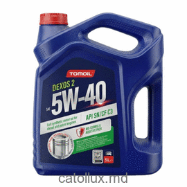 Tomoil масло мотор. SAE 5W40 SN/CF C3  5L 