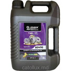 G-MAX  масло трансм. ТАД-17, 80W90 GL5   5L. 