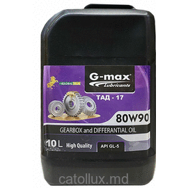 G-MAX  масло трансм. ТАД-17, 80W90 GL5   10L. 