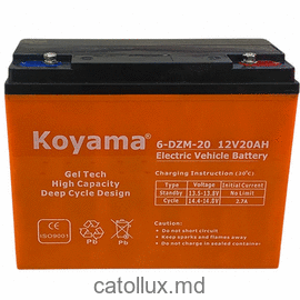 Аккумулятор KOYAMA moto 6-DZM-20 12V 181x77x171 