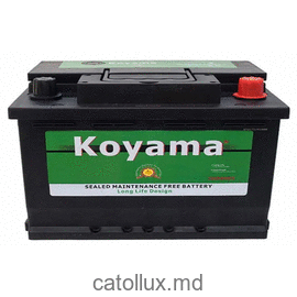 Baterie KOYAMA Japan 105D31R 95 L+ (760Ah) 302/172/220 