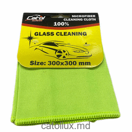 Тряпка для авто-стёкол микрофибра 30*30 Green (NC-06-CT002) 