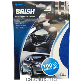 Тряпка для авто микрофибра BRISH темно-синяя 