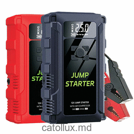 Dispozitiv de pornire urgentă multifuncțional cu compresor de aer 