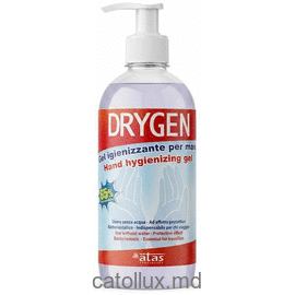  Drygen 250 ml (gel pentru spălarea mâinilor cu dozator)            
