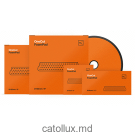 9998329 One Cut Foam Pad (portocaliu) 45x25mm 1buc Burete cu abrazivitate medie 